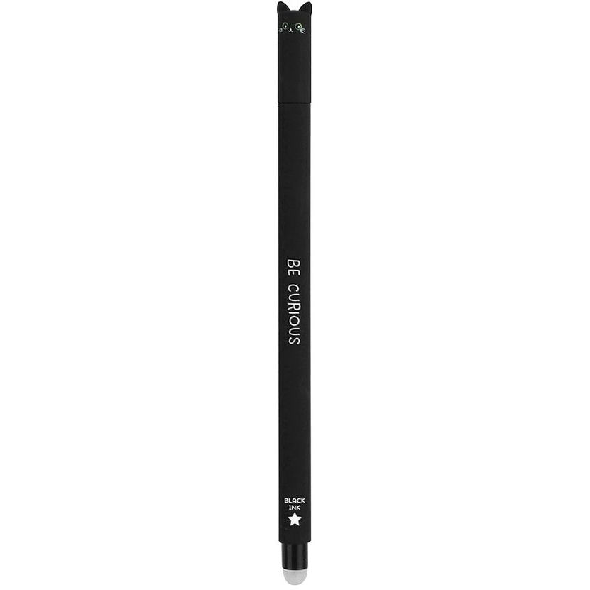 Legami Erasable Gel Pen - Cat - Black