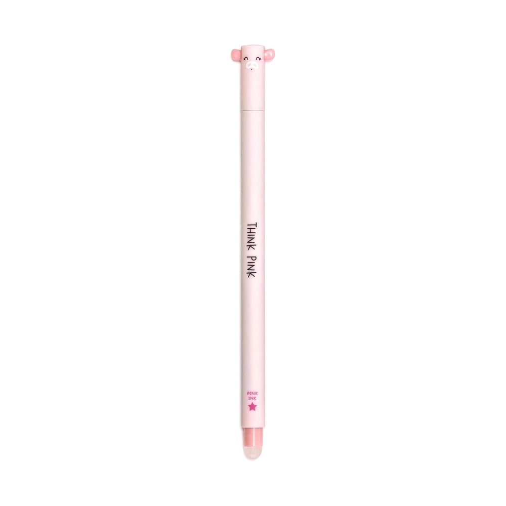 Legami Erasable Pen - Piggy - Pink