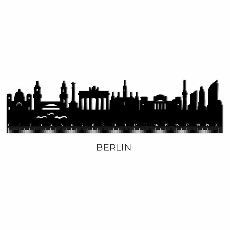 Legami Follow The Skyline Ruler - Berlin Legami Follow The Skyline Ruler - Berlin