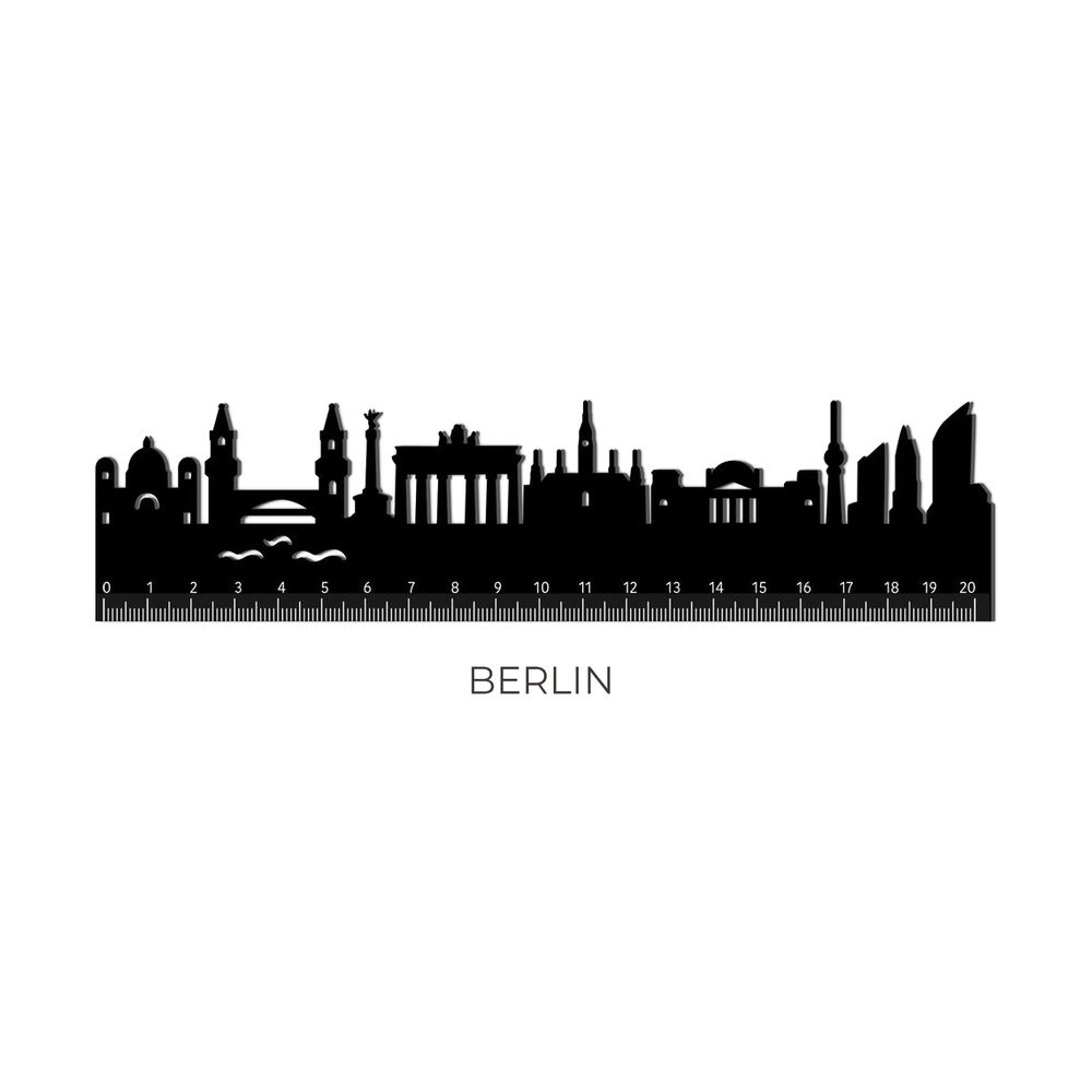 Legami Follow The Skyline Ruler - Berlin