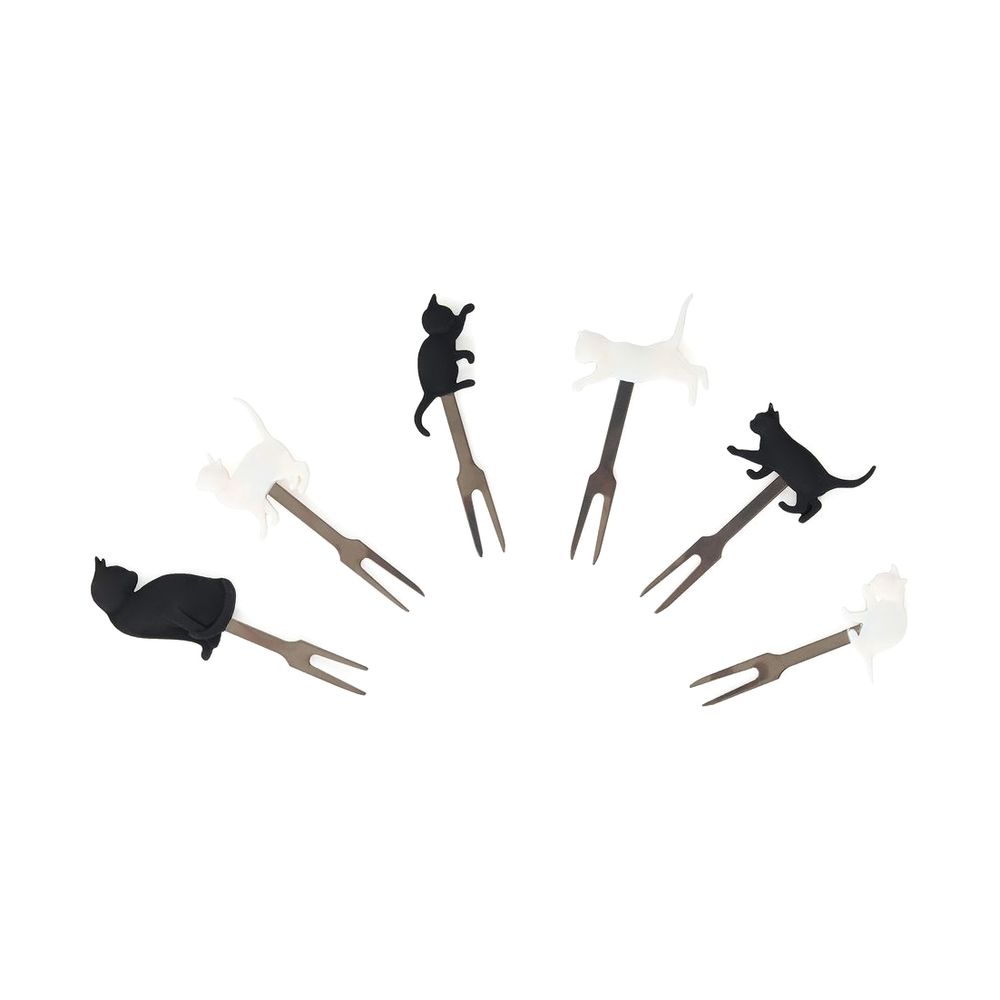 Legami Meow - Aperitif Forks (Set of 6)