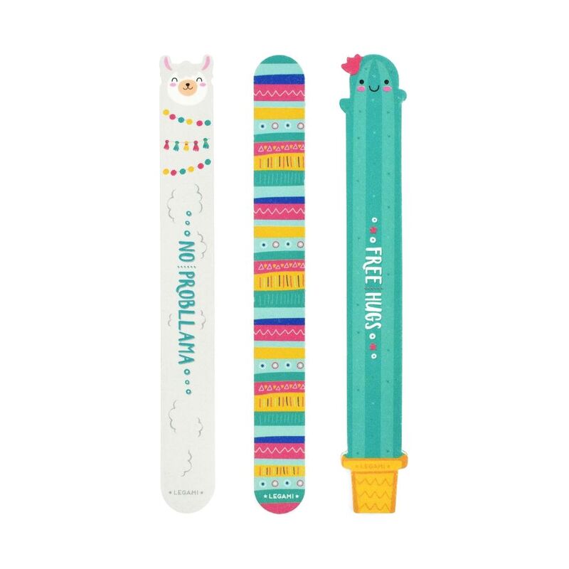 Legami Nails Before Males - Nail Files - No Probllama (Set of 3) Legami Nails Before Males - Nail Files - No Probllama (Set of 3)