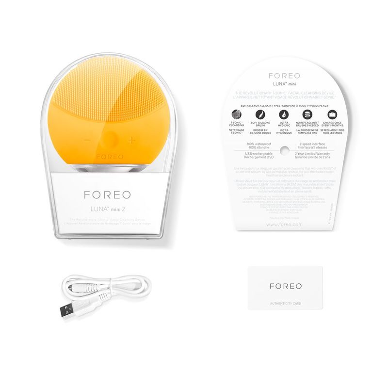 Foreo Luna Mini 2 Facial Brush Sunflower Yellow