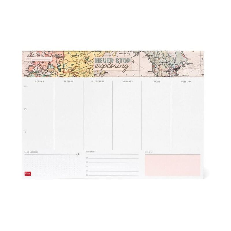 Legami Smart Week - Desk Planner - Map