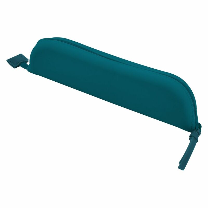 Legami Soft Silicone Pencil Case - Petrol Blue