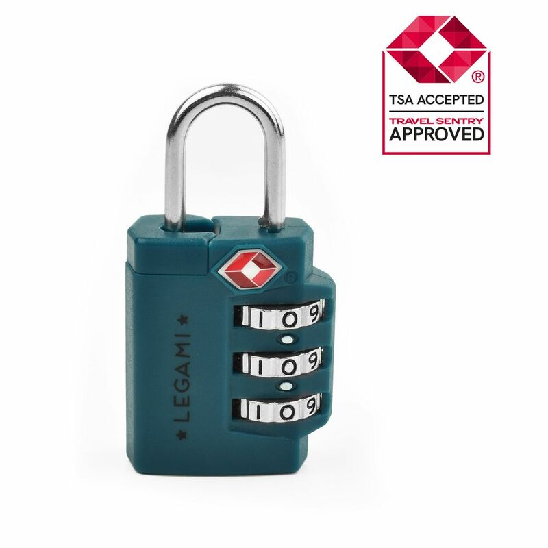 Legami Tsa Luggage Padlock - Petrol Blue