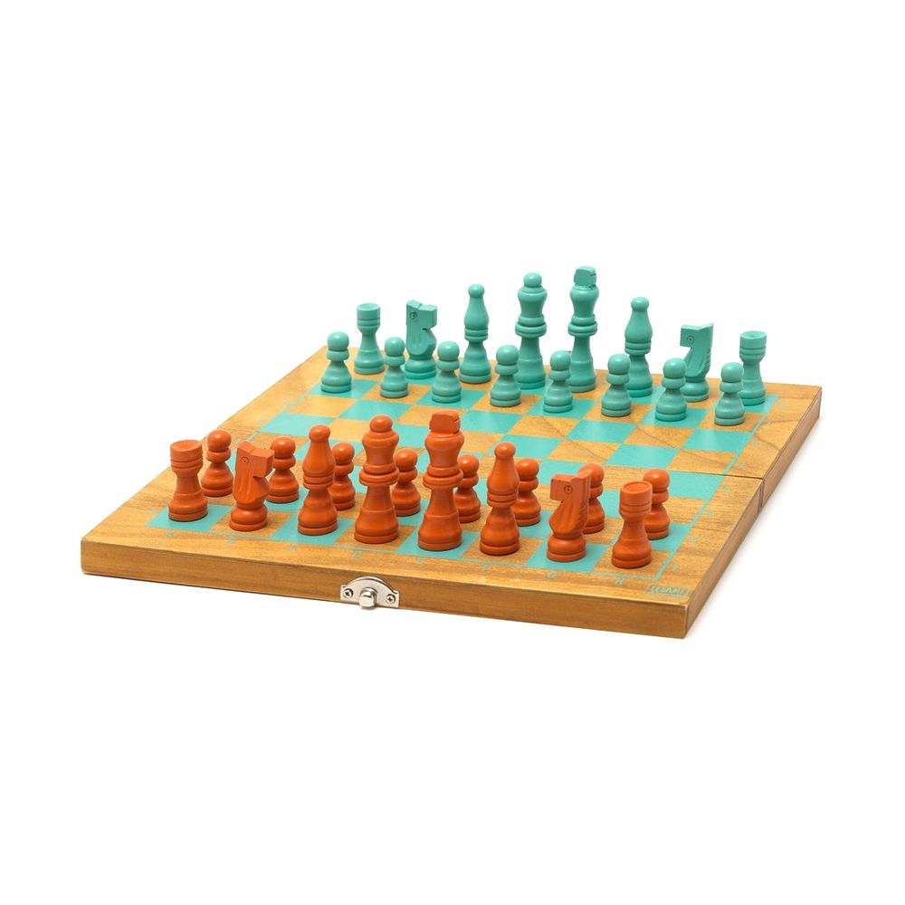 Legami Wooden Chess & Draughts