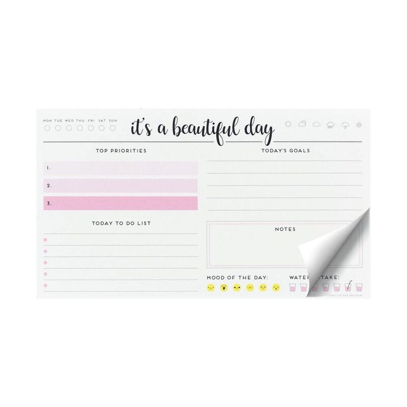 Legami Paper Thoughts - Beautiful Day - Notepad - Size 19 x 11 cm Legami Paper Thoughts - Beautiful Day - Notepad - Size 19 x 11 cm
