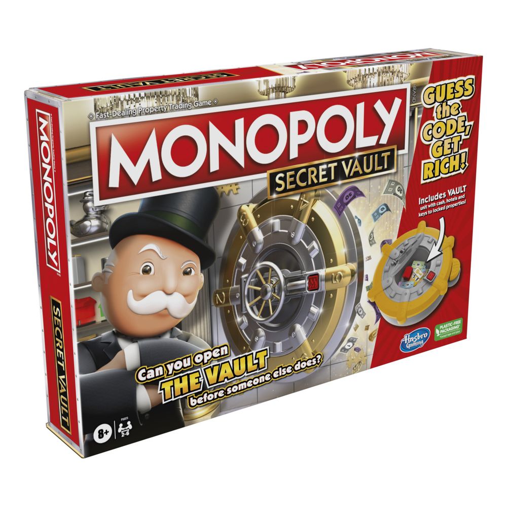 Hasbro Gaming Monopoly Secret Vault Board Game F5023