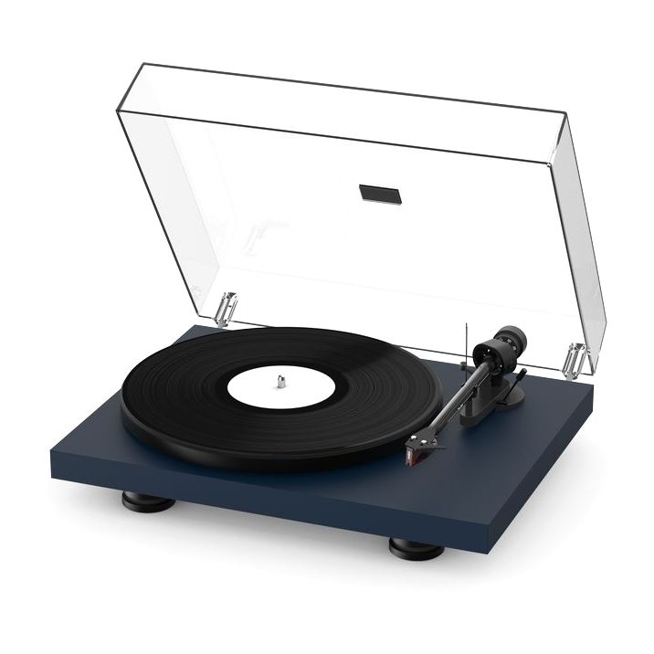 Pro-Ject Debut Carbon Evo Belt-Drive Turntable with Ortofon 2M Red - Satin Blue