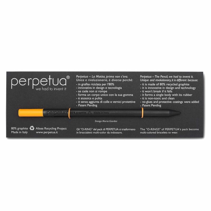 Perpetua Matita 80% Grafite Pencil Orange - Zantech