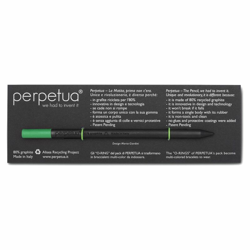 Perpetua Matita 80&#37; Grafite Pencil Green B - Zantech