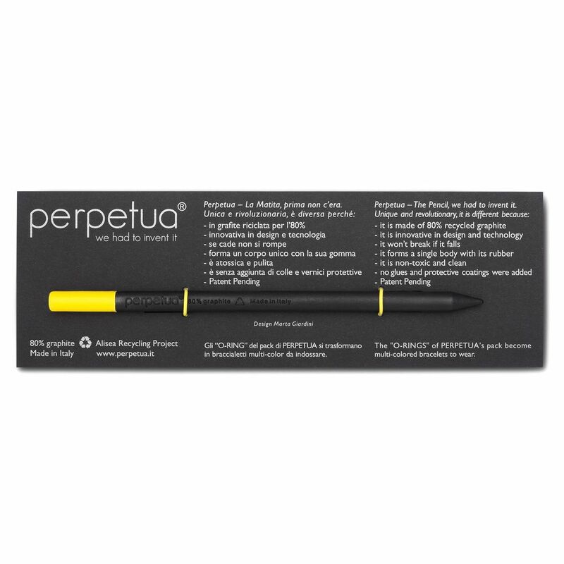 Perpetua Matita 80&#37; Grafite Pencil Yellow - Zantech