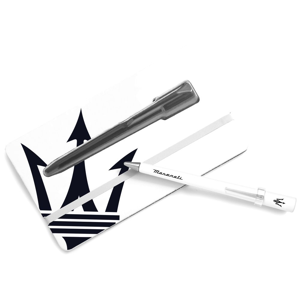 Pininfarina Segno Forever Primina Maserati Bianco - White Inkless Pen - Ethergraf Metal Alloy