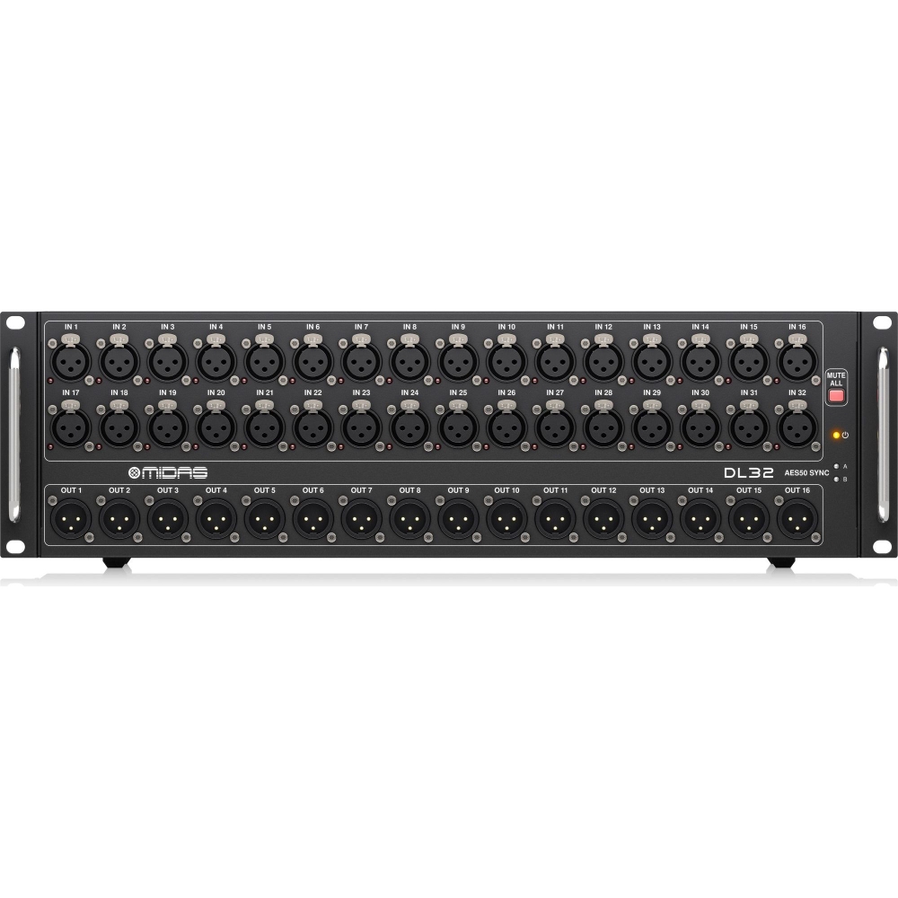 Midas DL32 32-Input And 16-Output Stage Box
