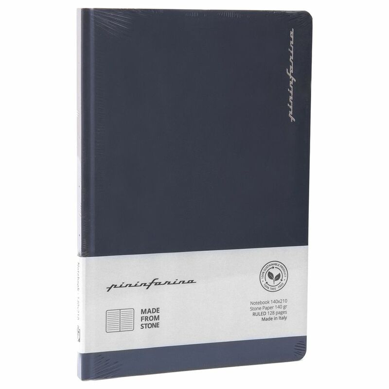 Pininfarina Segno Notebook Stone Paper Blue/Ruled Stone Paper Notebook Pininfarina Segno Notebook Stone Paper Blue/Ruled Stone Paper Notebook