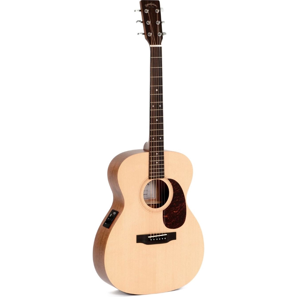 Sigma Guitars 000ME 000-14 Fret Solid Top Sitka Spruce Semi Acoustic Guitar - Include Softcase