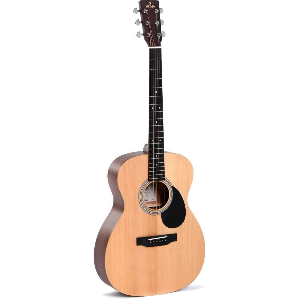 Sigma Guitars OMM-ST OM-14 Fret Solid Top Sitka Spruce Acoustic Guitar - Include Softcase