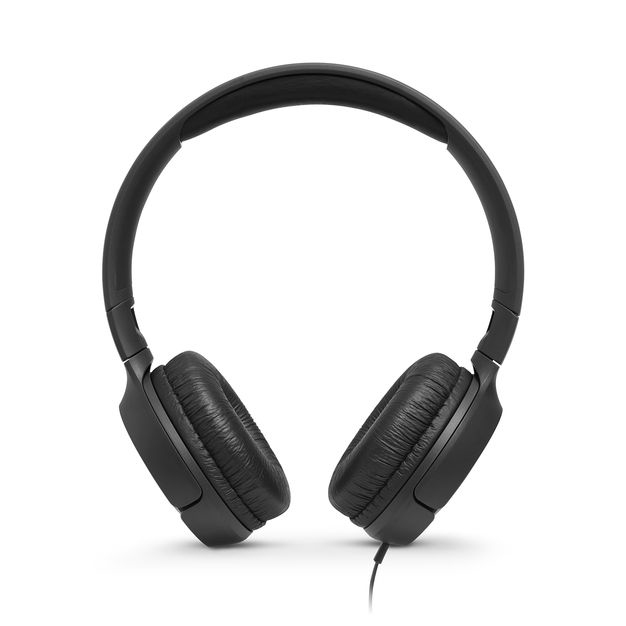 JBL Tune 500 Black Wired On-Ear Headphones