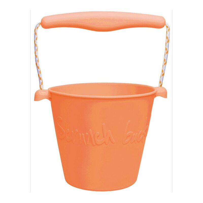 Scrunch Bucket Sand/Beach Toy - Coral