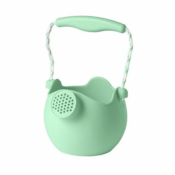 Scrunch Watering Can Sand/Beach Toy - Dusty Light Green