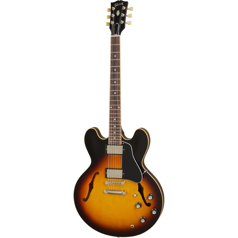 Gibson Guitar ES35S00SVNH1 ES-335 Satin Semi-Hollow Electric Guitar - Satin Vintage Burst