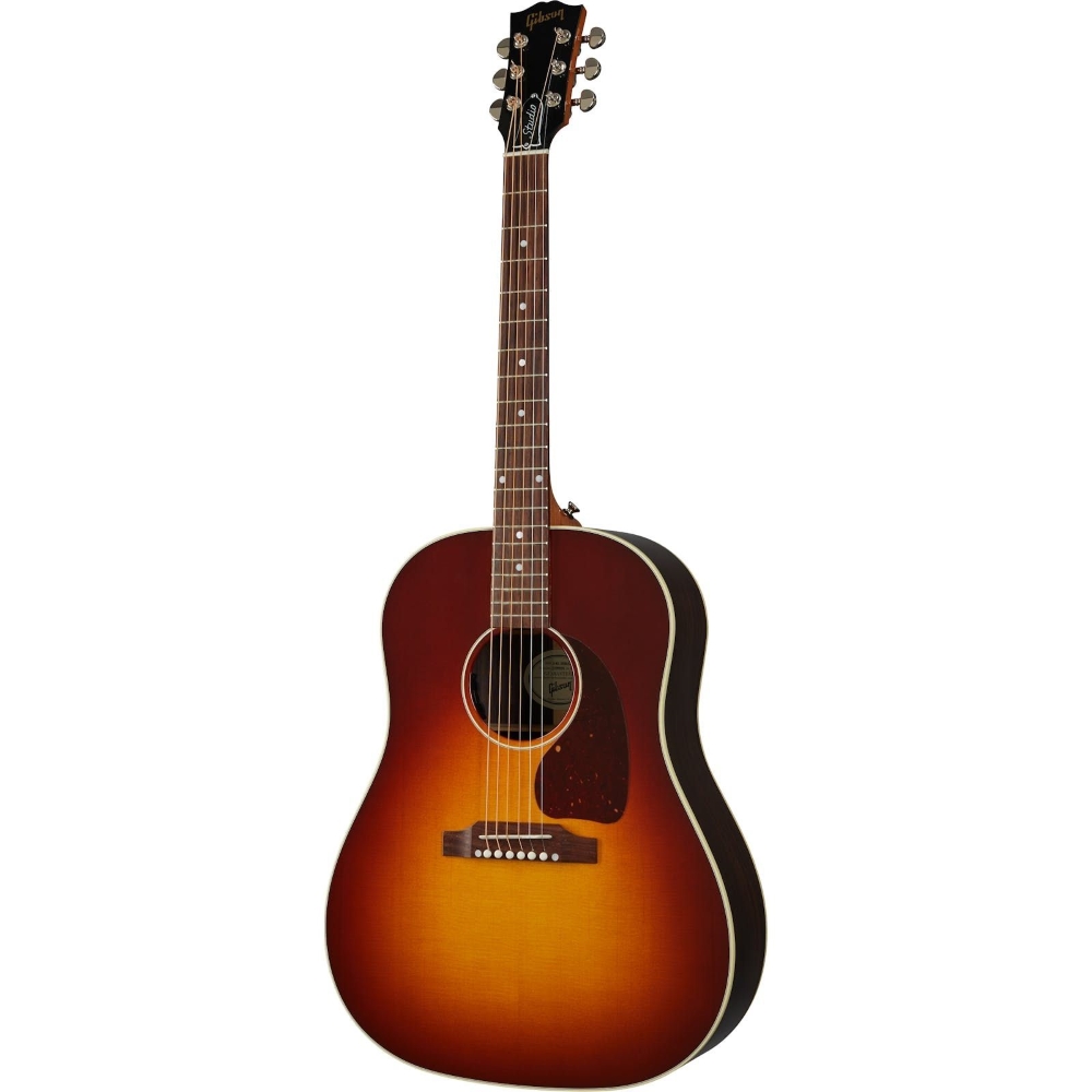 Gibson Acoustic MCRS4SRWBB J-45 Studio Rosewood Acoustic-Electric Guitar - Rosewood Burst - Include Hardshell Case