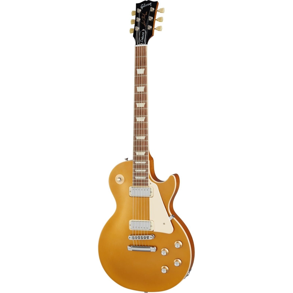 Gibson LPDX00GTCH1 Les Paul Deluxe 70s Electric Guitar (Includes Hardshell Case) - Goldtop