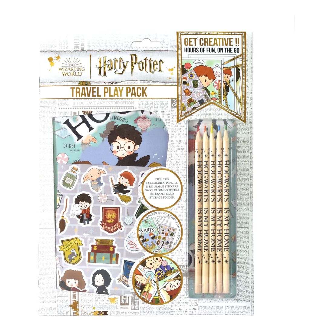 Blue Sky Studios Harry Potter Travel Play Pack