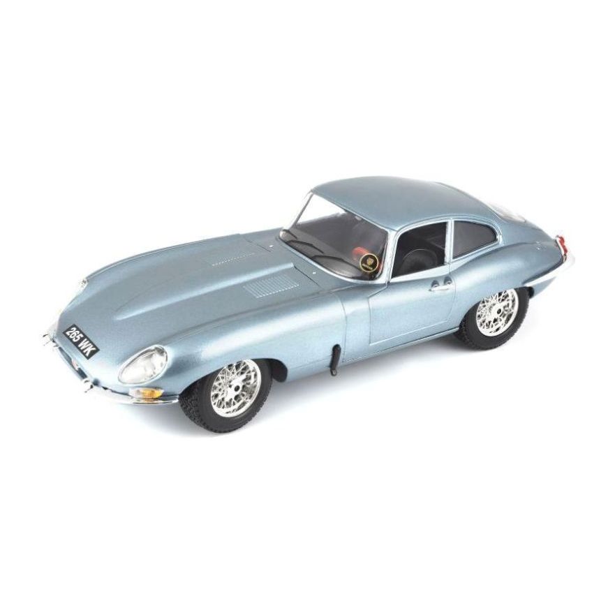 Bburago Jaguar E Type 1961 1.18 Coupe Blue Die-Cast Model