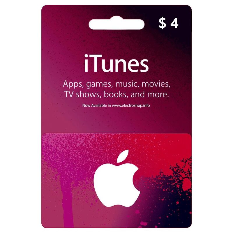 Apple iTunes Gift Card (US) - USD 4 (Digital Code) Apple iTunes Gift Card (US) - USD 4 (Digital Code)
