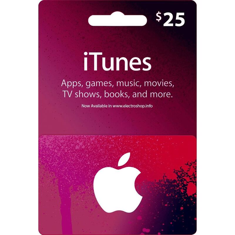 Apple iTunes Gift Card (US) - USD 25 (Digital Code) Apple iTunes Gift Card (US) - USD 25 (Digital Code)