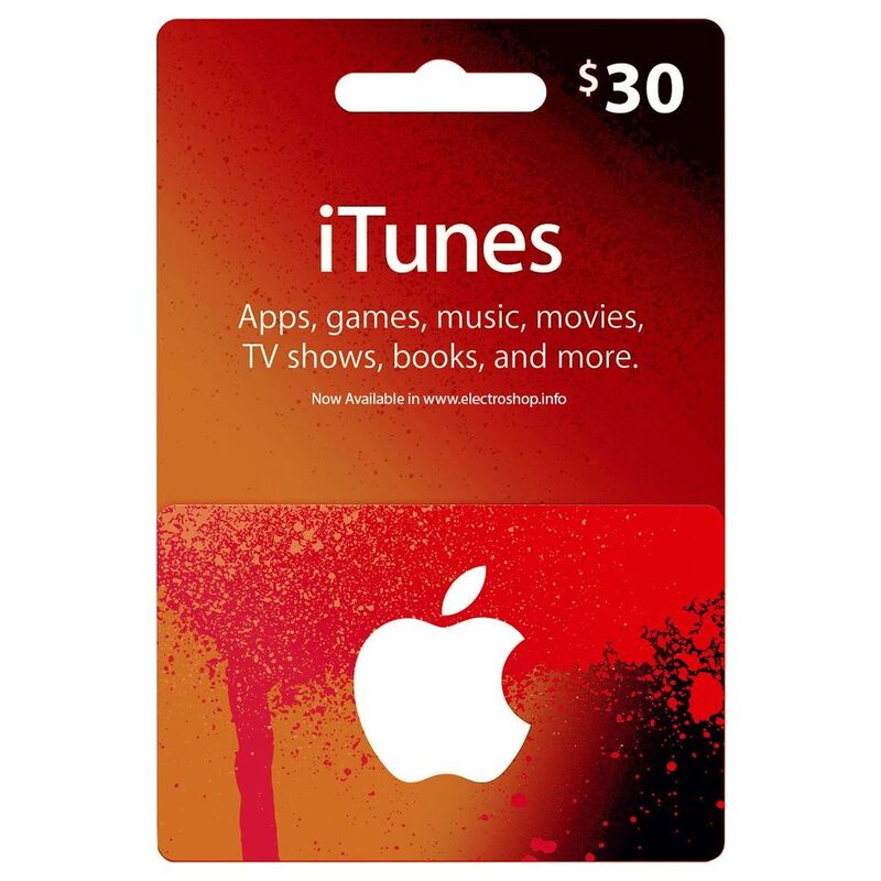 Apple iTunes Gift Card (US) - USD 30 (Digital Code) Apple iTunes Gift Card (US) - USD 30 (Digital Code)