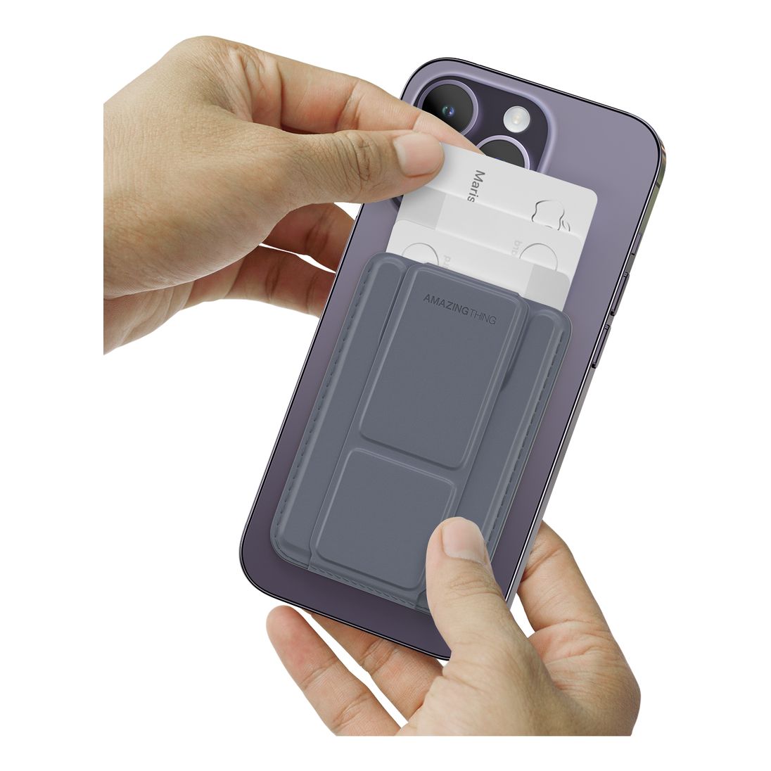 AmazingThing Smoothie Pro Mag Magnetic Wallet - Purple