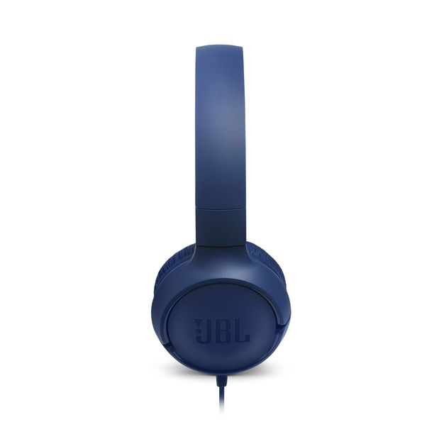 JBL Tune 500 Blue Wired On-Ear Headphones