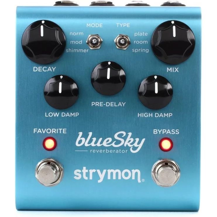 Strymon BlueSkyReverb Reverberator Pedal - Power Supply Included