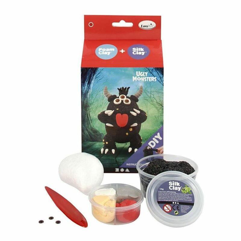 Creativ Funny Friends Silk Clay & Foam Clay Black Monster Creativ Funny Friends Silk Clay & Foam Clay Black Monster