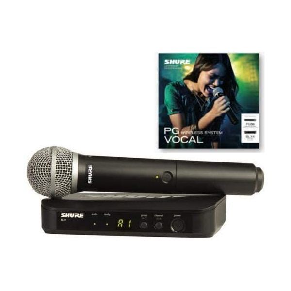 Shure BLX24/PG58 Wireless Vocal Microphone