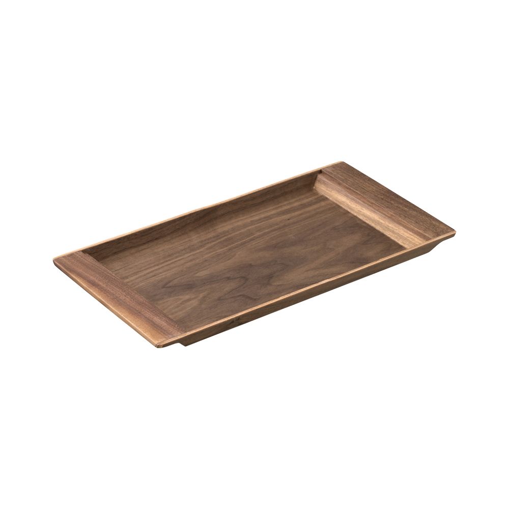 Kinto Sepia Non-Slip Tray (36 x 18cm) - Walnut