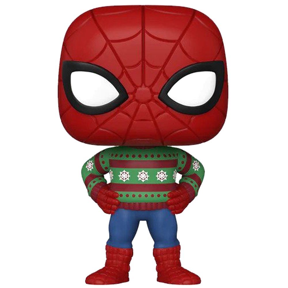 Funko Pop! Marvel Holiday Spider-Man In Sweater 3.75-inch Vinyl Figure