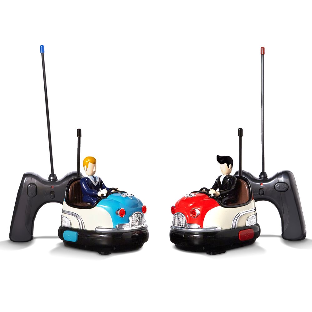 FAO Schwarz R/C Bumper Car Set Nostalgic Model (Set of 2)