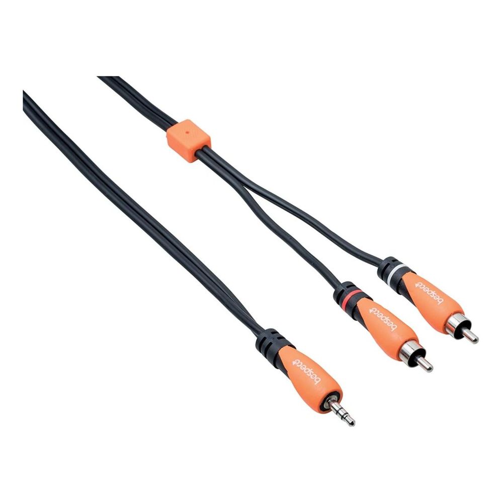 Bespeco SLYMSR500 3.5mm Jack to RCA Male 5M