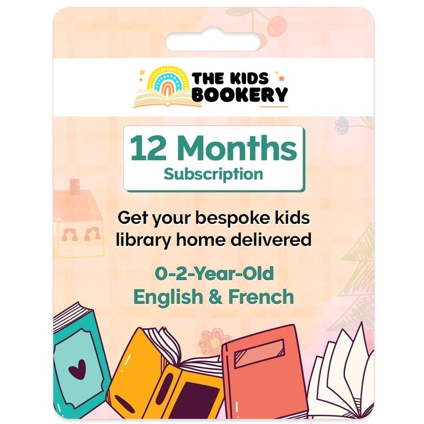 The Kids Bookery - 12 Months Kids Books Subscription - English & French (0 to 2 Years)