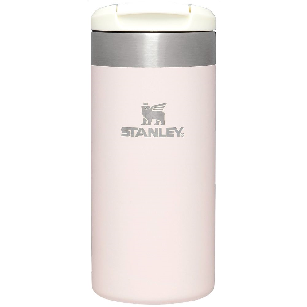 Stanley Aerolight Transit Stainless Steel Travel Mug 350ml - Rose Quartz Metallic