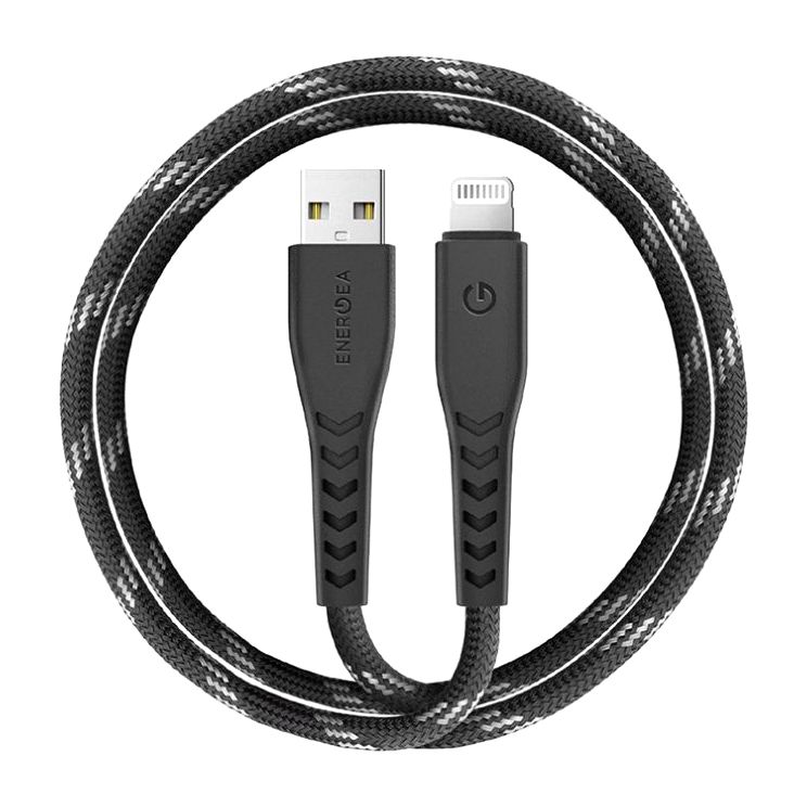 Energea Nyloflex Tough Lightning Cable C89 MFI 3M Black