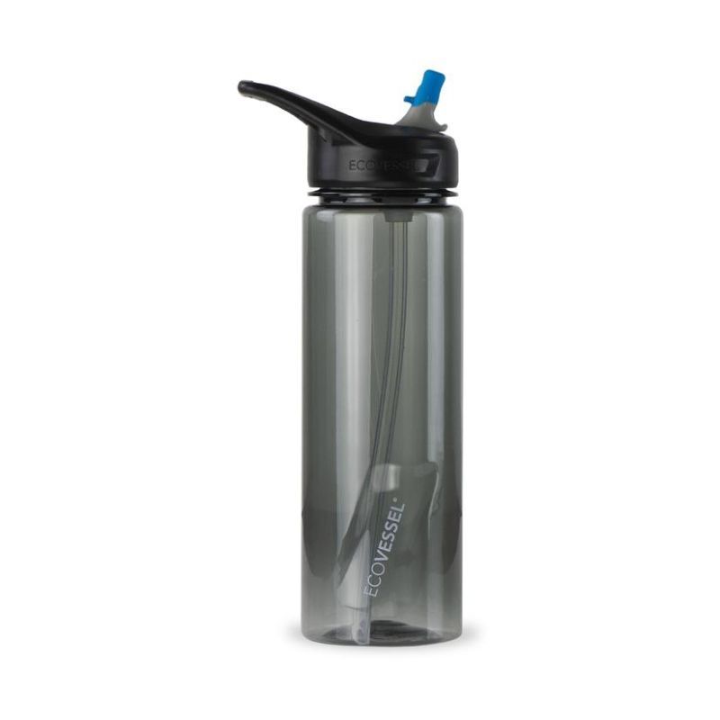 Ecovessel Wave Black Shadow 710ml Water Bottle