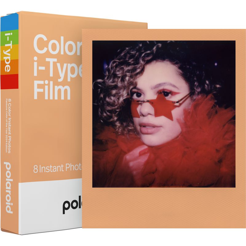 Polaroid Color Film for i-Type Pantone Color Of The Year 2024 - Peach Fuzz (8 Prints)