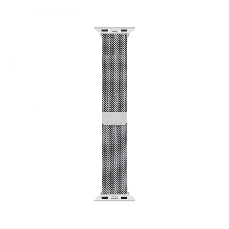 HYPHEN Raleigh Stainless Steel Apple Watch Strap 42-44mm Silver (Compatible with Apple Watch 42/44/45mm) HYPHEN Raleigh Stainless Steel Apple Watch Strap 42-44mm Silver (Compatible with Apple Watch 42/44/45mm)