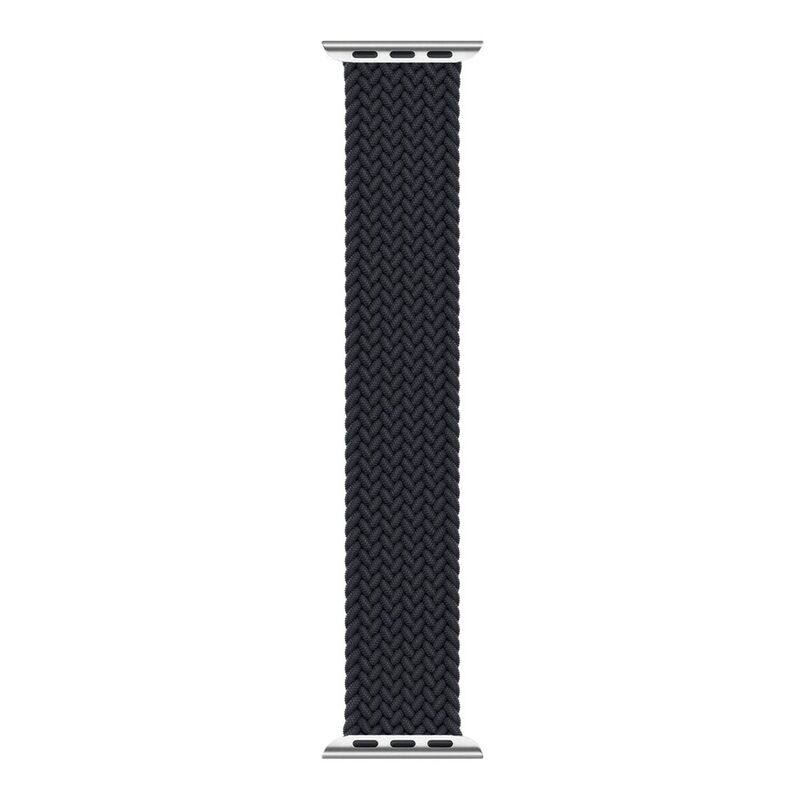 HYPHEN Oxnard Braided Apple Watch Band 38-40mm Medium Black (Compatible with Apple Watch 38/40/41mm)
