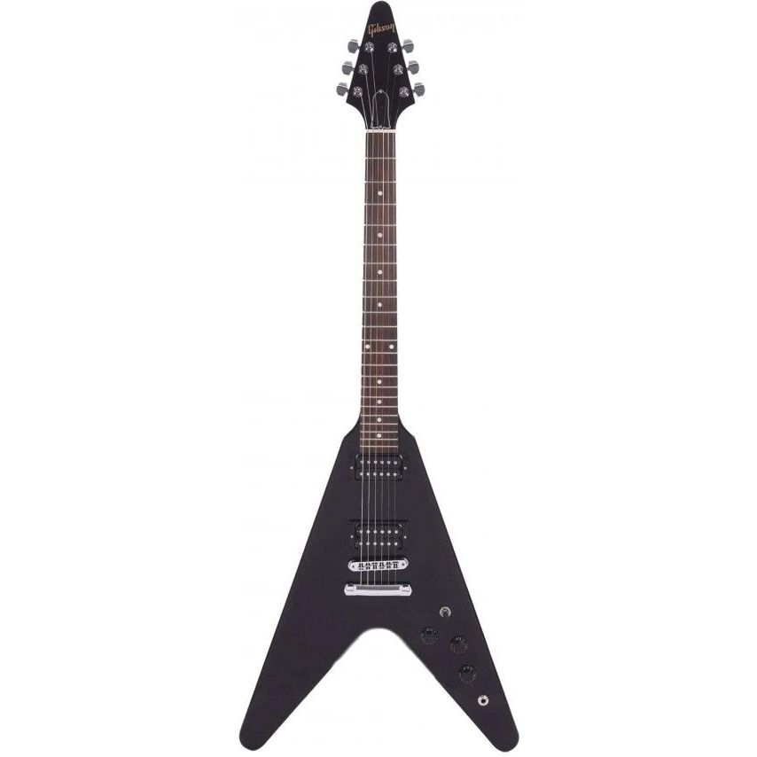 Gibson Custom '80s Flying V Solidbody Electric Guitar - Ebony